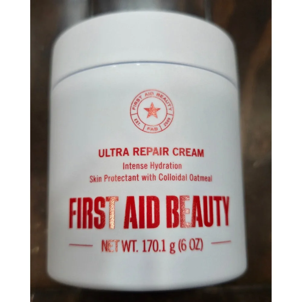 First Aid Beauty Ultra Repair Cream Intense Hydration 6oz Jar Sensitive Skin‎